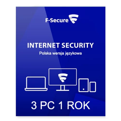 F-Secure Internet Security 2021 | 3 Stanowiska | 12 Miesięcy