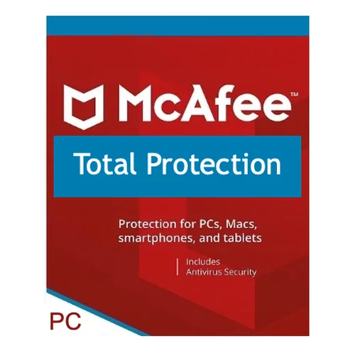 McAfee Total Protection 2024 (10 PC / 1 Rok)