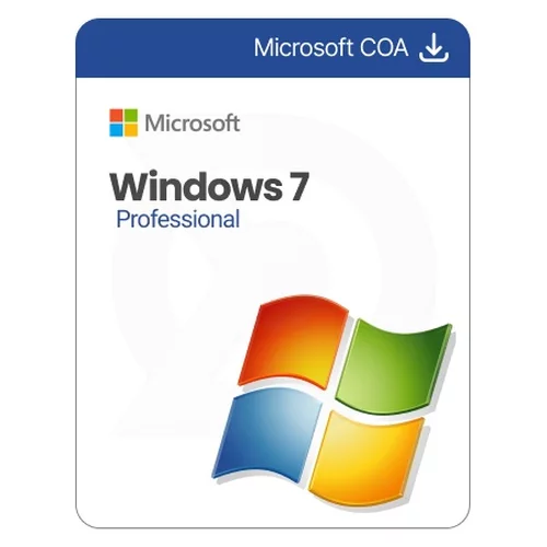 Microsoft Windows 7 Professional | naklejka COA | Partner Microsoft