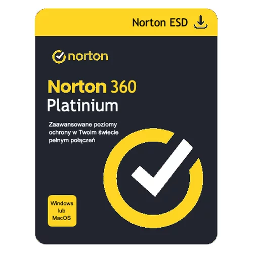 Norton 360 Platinum 2024 (20 PC / 1 Rok) - Nie wymaga karty