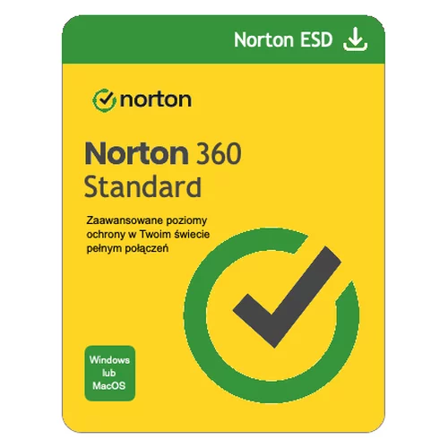 Norton 360 Standard 2024 (1 PC / 1 Rok) - Wymaga karty