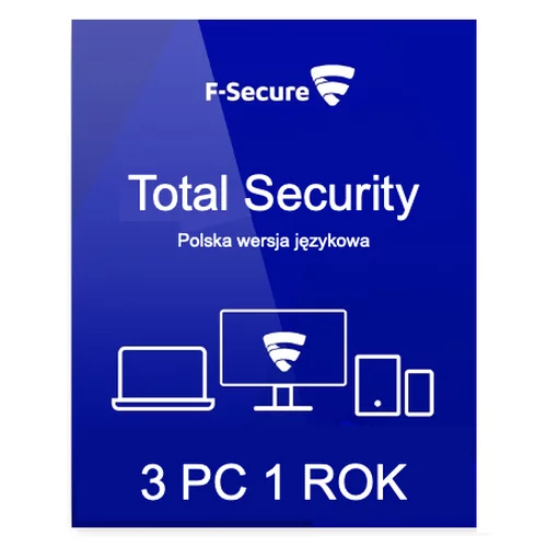 F-Secure Total Security 2021 | 3 Stanowiska | 12 Miesięcy
