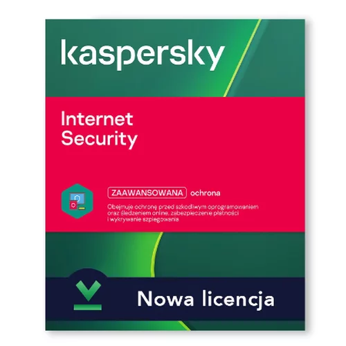 Kaspersky Internet Security 2021 | 10 Stanowisk | 24 Miesiące