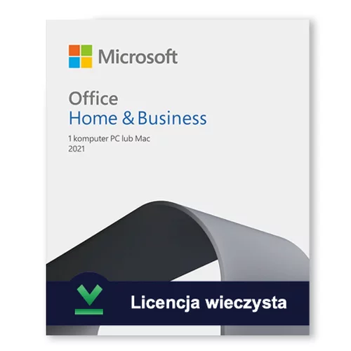 Microsoft Office Home & Business 2021 | NOWA LICENCJA | Licencja BOX