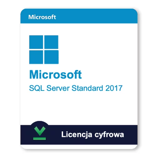 Microsoft SQL Server 2017 Standard | + 45 USER | NOWA LICENCJA